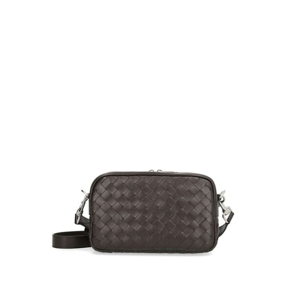 Bottega Veneta Men Leather Camera Bag